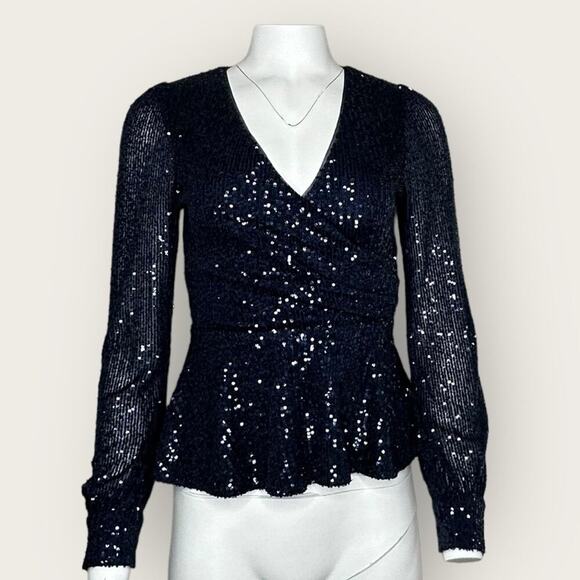 NWT | Parker | Petrina Sequin Top | Blue | XS - Picture 16 of 16
